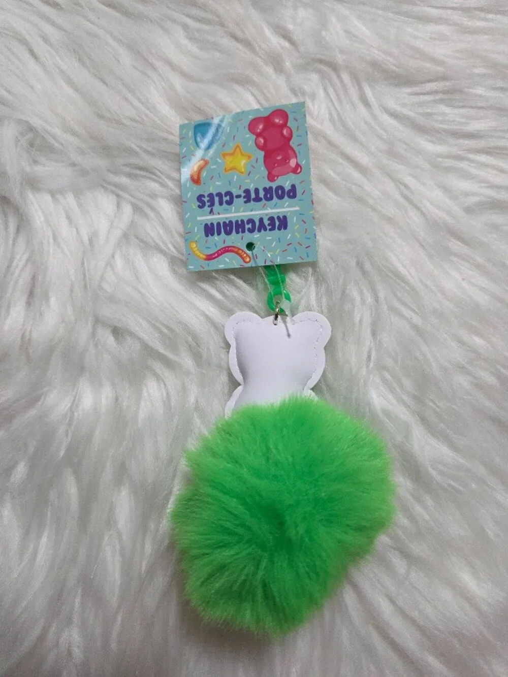 Gummy Theme Pencil Pouch & Keychain Set